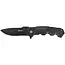 GEKO Tactisch zakmes - inklapbaar - drop point - 200 mm - zwart