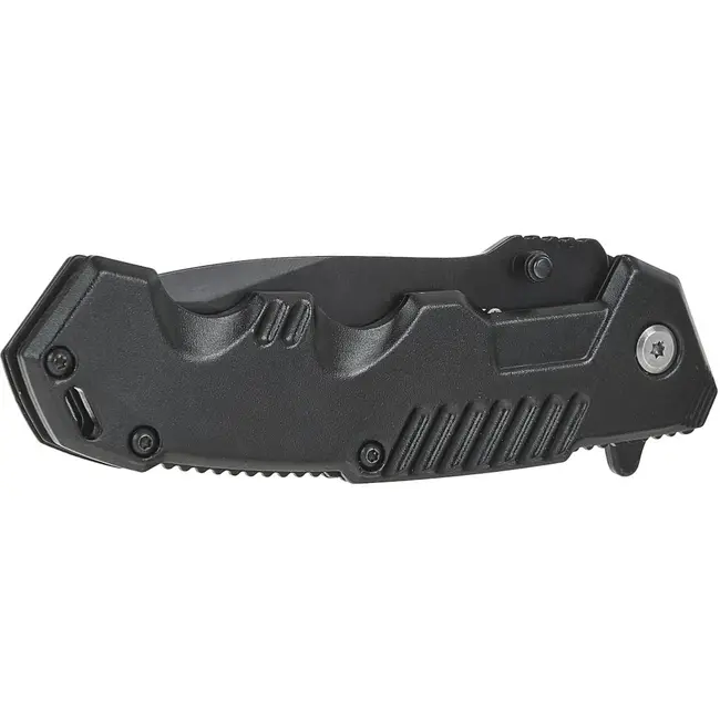 GEKO Tactisch zakmes - inklapbaar - drop point - 200 mm - zwart