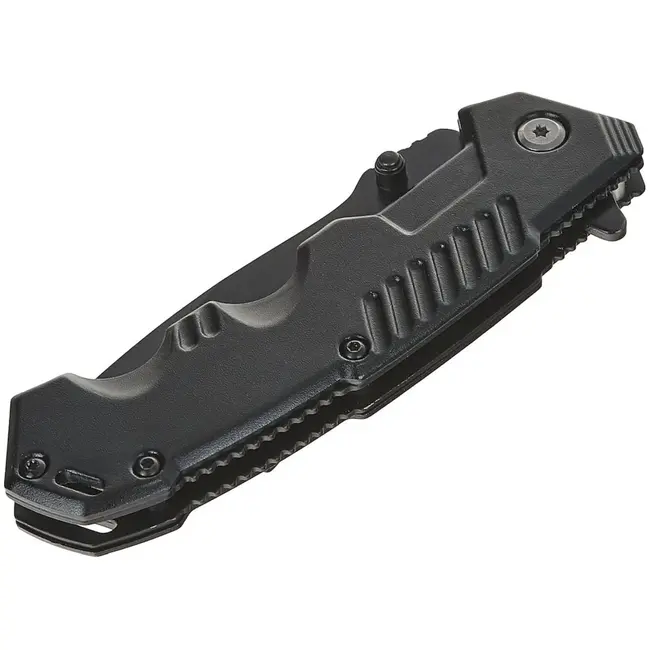 GEKO Tactisch zakmes - inklapbaar - drop point - 200 mm - zwart