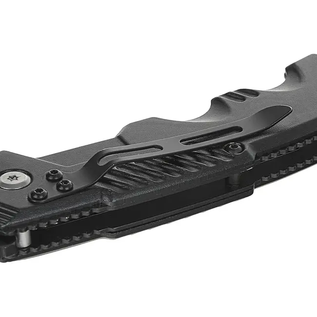 GEKO Tactisch zakmes - inklapbaar - drop point - 200 mm - zwart