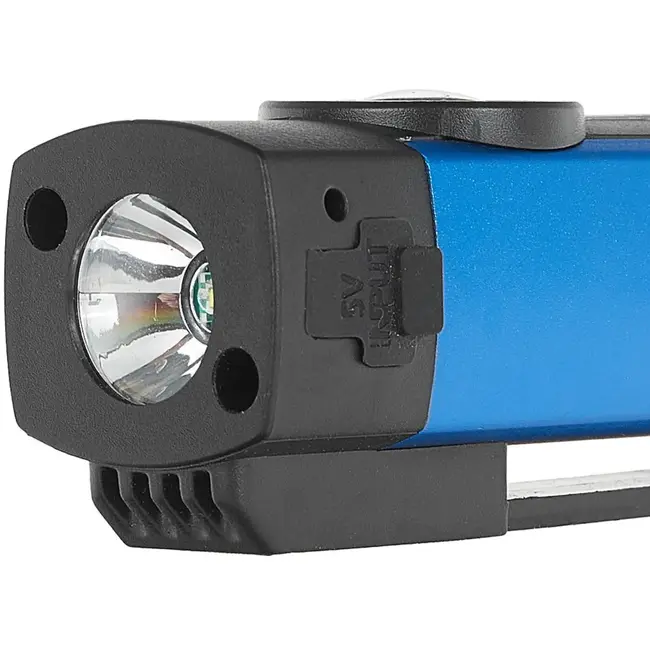 GEKO Multifunctionele zaklamp - UV LED - magnetisch - 300 lumen - IP54 - 2000mAh batterij - 12 stuks