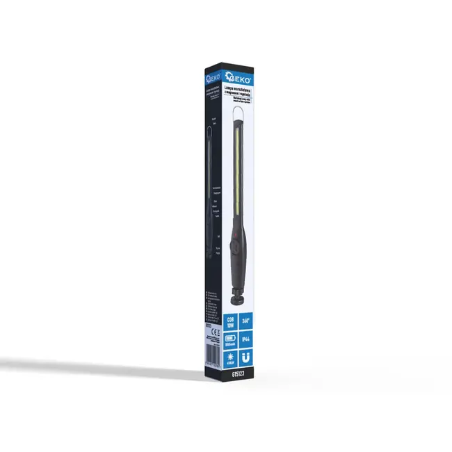 GEKO Workshoplamp - Magnetische Bevestiging - Verstelbare Helderheid - 450 lm - Weerbestendig