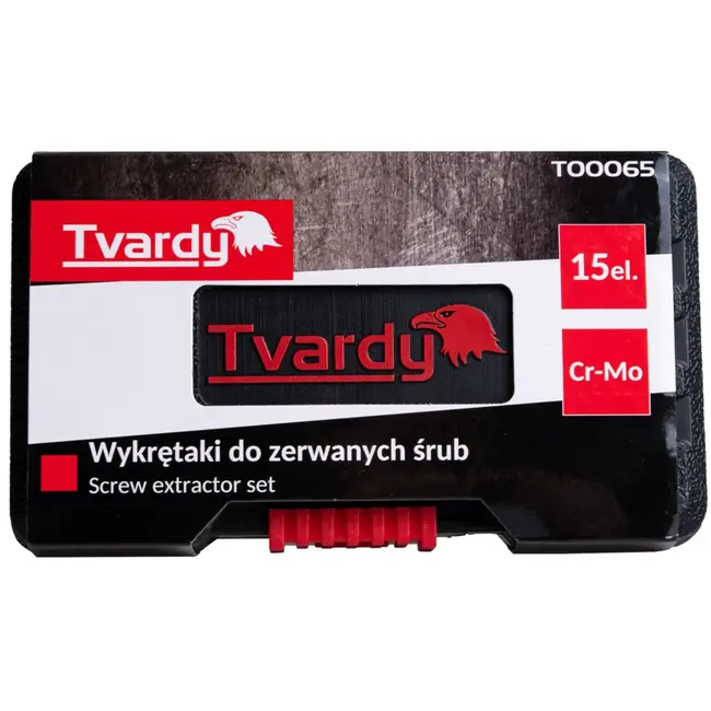 Tvardy 15-delige schroefuitdraaierset - Cr-Mo staal - Veilig en duurzaam - Inclusief opbergkoffer