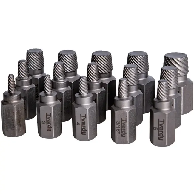 Tvardy 15-delige schroefuitdraaierset - Cr-Mo staal - Veilig en duurzaam - Inclusief opbergkoffer