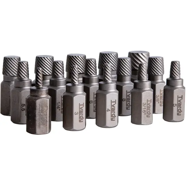 Tvardy 15-delige schroefuitdraaierset - Cr-Mo staal - Veilig en duurzaam - Inclusief opbergkoffer