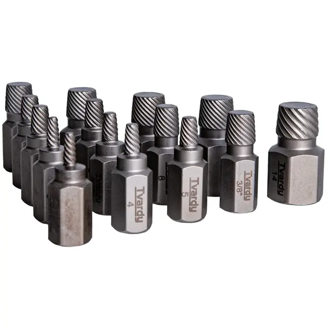 Tvardy 15-delige schroefuitdraaierset - Cr-Mo staal - Veilig en duurzaam - Inclusief opbergkoffer