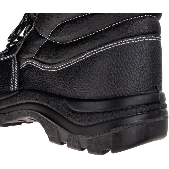 GEKO Gevoerde veiligheidsschoenen - S3 - Antislip - Schokabsorberend - Maat 43 - Zwart