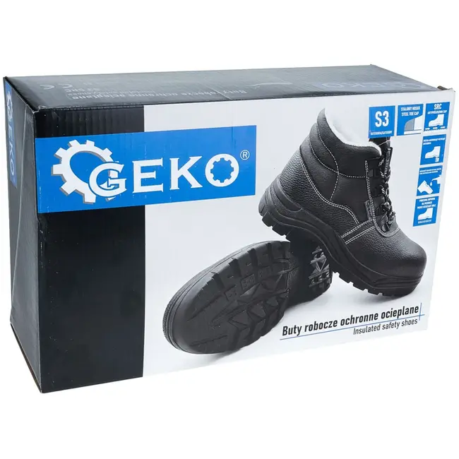 GEKO Isolerende veiligheidsschoenen - S3 - Antislip - Zwart - Maat 39