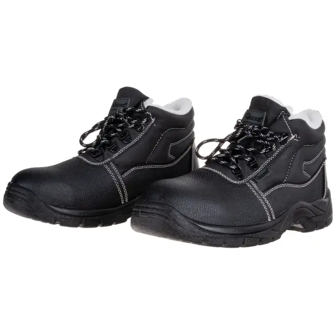 GEKO Isolerende werklaarzen - Antislip - Schokabsorberend - Oliebestendig - Maat 46 - Zwart