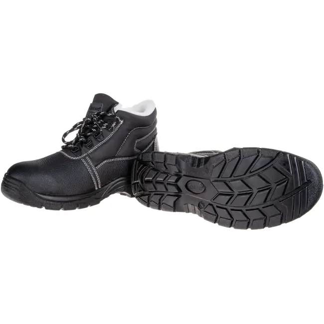 GEKO Geïsoleerde werklaarzen - Antislip - Schokabsorberend - Oliebestendig - Maat 44 - Zwart