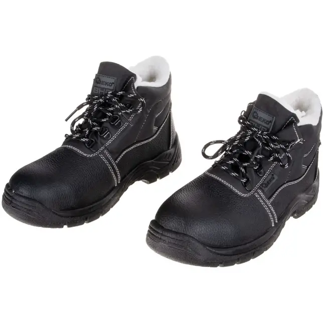 GEKO Geïsoleerde werklaarzen - Antislip - Schokabsorberend - Oliebestendig - Maat 39 - Zwart