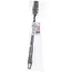 GEKO Siliconen flesborstel - Lang handvat - Grijs - Flexibele borstelharen - 31 cm