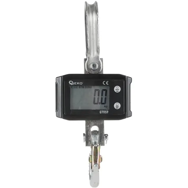 GEKO Digitale kraanweegschaal - 2000 kg - Oplaadbaar - Met afstandsbediening