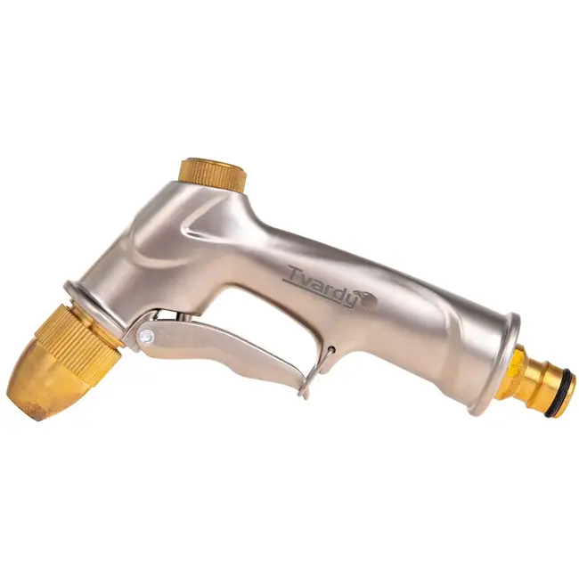 Tvardy Verstelbare tuinspuit - robuust en ergonomisch - messing en aluminium - waterstraal aanpasbaar