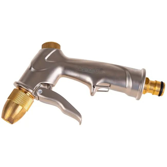 Tvardy Verstelbare tuinspuit - robuust en ergonomisch - messing en aluminium - waterstraal aanpasbaar