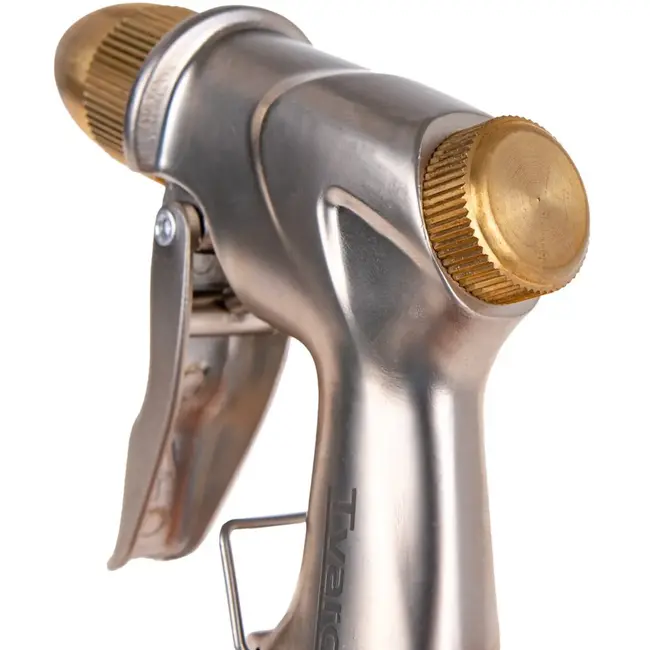Tvardy Verstelbare tuinspuit - robuust en ergonomisch - messing en aluminium - waterstraal aanpasbaar