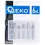 GEKO Tungsten carbide frezenset - 6 stuks - veelzijdige vormen - hoge duurzaamheid - 6 mm schacht