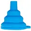 GEKO Opvouwbare siliconen trechter - compact - veelzijdig - blauw - 70 mm