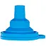 GEKO Opvouwbare siliconen trechter - compact - veelzijdig - blauw - 70 mm