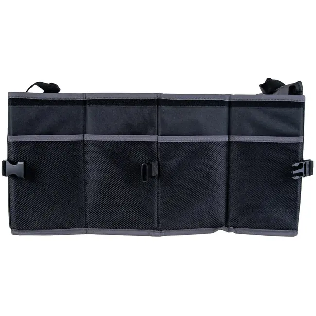 GEKO Verstevigde autokofferbak organizer - Opvouwbaar - Zwart - 55x40x26 cm