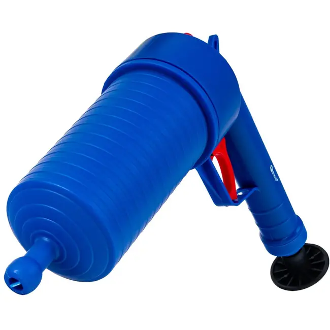 GEKO Luchtdruk pijpreiniger - Handmatige bediening - 3.5 bar - Ergonomisch ontwerp - 4 verwisselbare nozzles