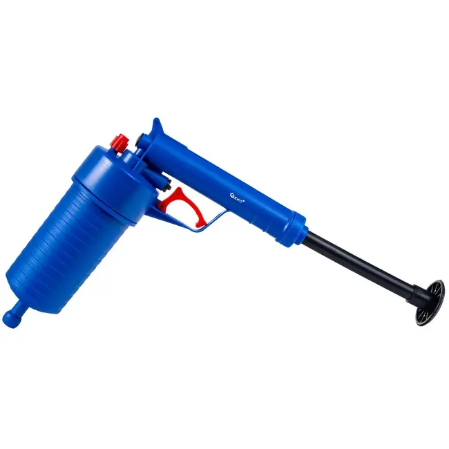 GEKO Luchtdruk pijpreiniger - Handmatige bediening - 3.5 bar - Ergonomisch ontwerp - 4 verwisselbare nozzles