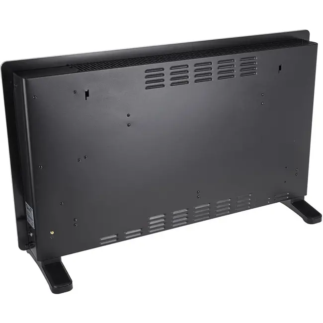 GEKO Stijlvolle elektrische convectorverwarming - 2500W - WiFi & afstandsbediening - zwart