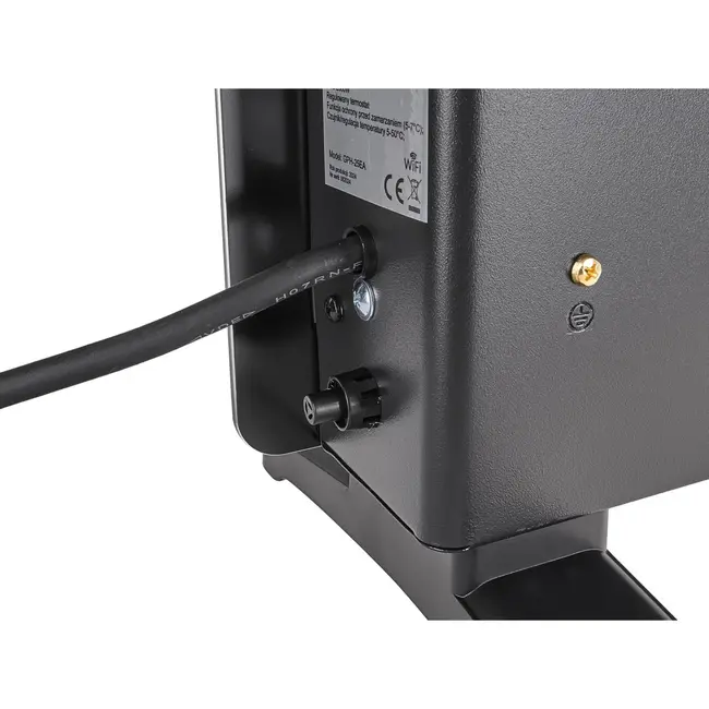 GEKO Stijlvolle elektrische convectorverwarming - 2500W - WiFi & afstandsbediening - zwart