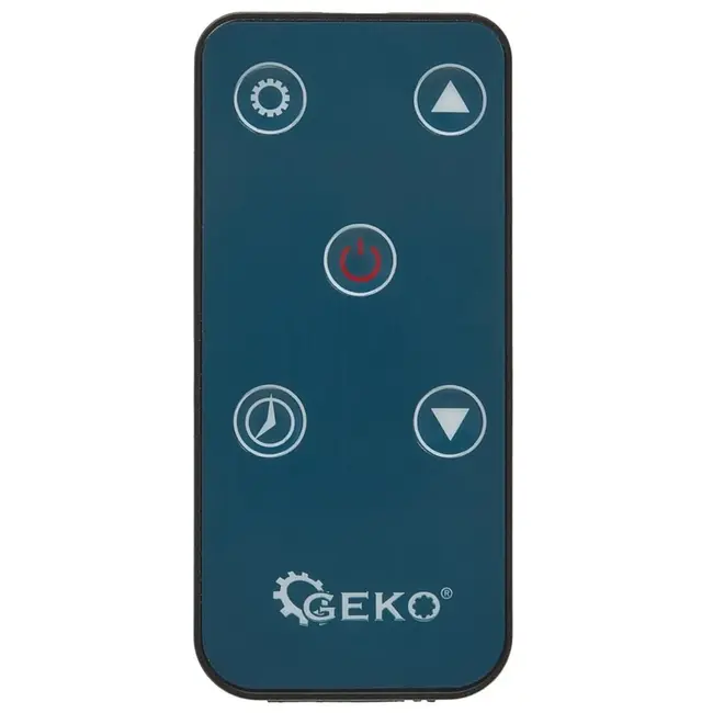 GEKO Stijlvolle elektrische convectorverwarming - 2500W - WiFi & afstandsbediening - zwart