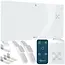 GEKO Elektrische convector met Wi-Fi en afstandsbediening - 2500W - wit