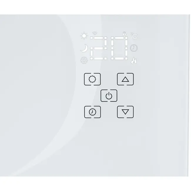 GEKO Elektrische convector met Wi-Fi en afstandsbediening - 2500W - wit
