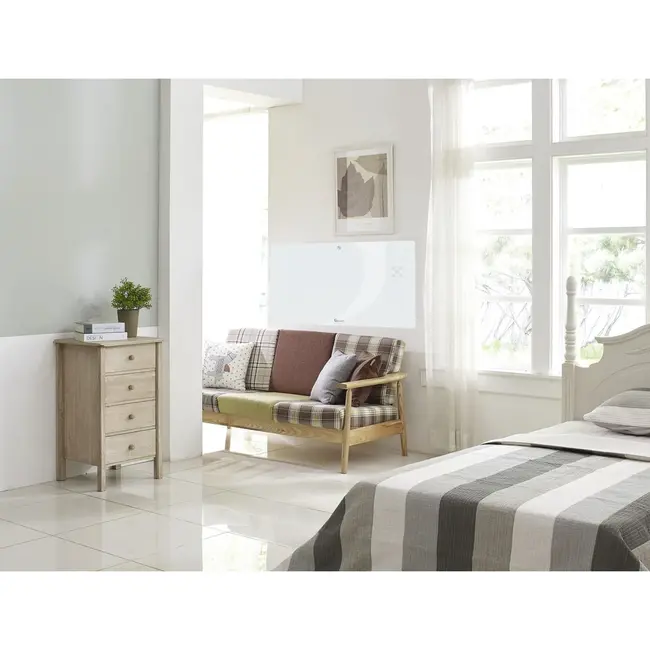 GEKO Elektrische convector met Wi-Fi en afstandsbediening - 2500W - wit