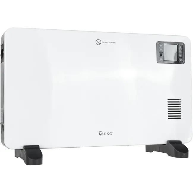 GEKO Convector kachel - 2300W - Wi-Fi - Turbo functie - LCD display - Zwart