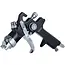 GEKO HVLP verfspuitpistool - 4 verwisselbare nozzles - 600 ml capaciteit - 3-4 bar werkdruk