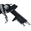 GEKO HVLP verfspuitpistool - 4 verwisselbare nozzles - 600 ml capaciteit - 3-4 bar werkdruk