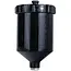GEKO HVLP verfspuitpistool - 4 verwisselbare nozzles - 600 ml capaciteit - 3-4 bar werkdruk