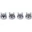 GEKO HVLP verfspuitpistool - 4 verwisselbare nozzles - 600 ml capaciteit - 3-4 bar werkdruk