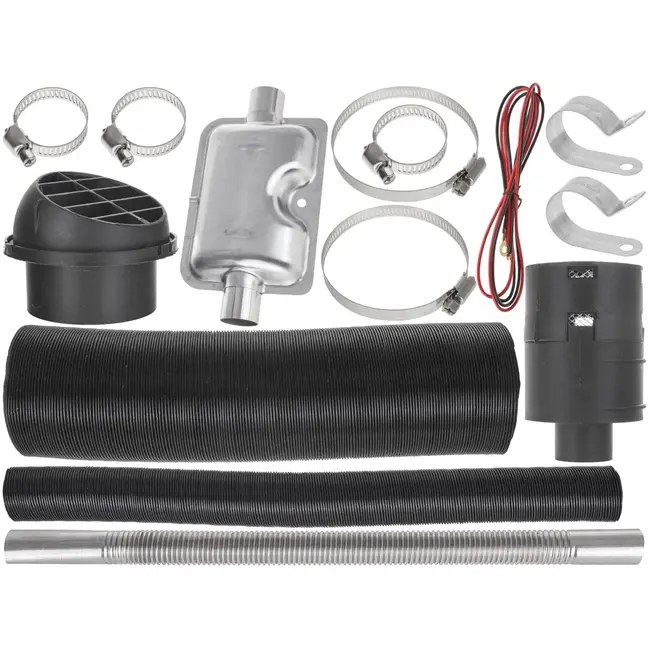 GEKO Diesel luchtverwarmer 8kW - 12V - Geïntegreerde brandstoftank - Afstandsbediening - Compact ontwerp