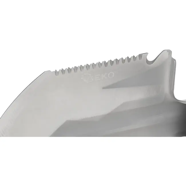 GEKO Opvouwbare survival schep - multifunctioneel - zwart - verstelbare lengte - inclusief accessoires