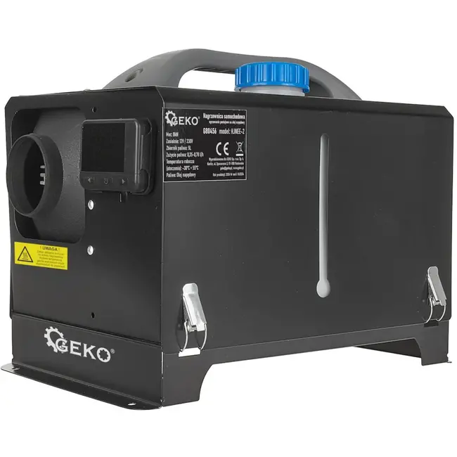 GEKO Diesel luchtverwarmer - 8kW - geïntegreerde brandstoftank - afstandsbediening - 230V/12V