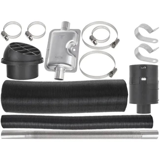 GEKO Diesel luchtverwarmer - 8kW - geïntegreerde brandstoftank - afstandsbediening - 230V/12V