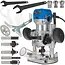 GEKO Houtfreesmachine - 710W - Verstelbare Snelheid - Inclusief Basis - Stofbescherming