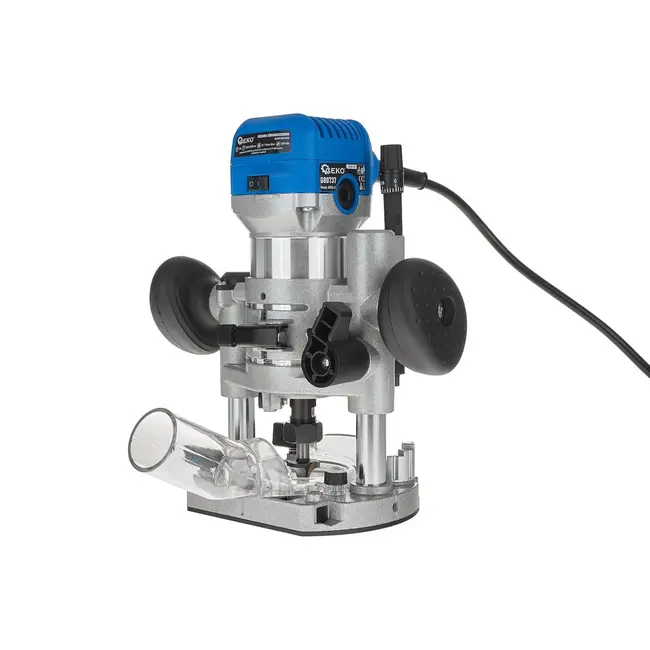 GEKO Houtfreesmachine - 710W - Verstelbare Snelheid - Inclusief Basis - Stofbescherming