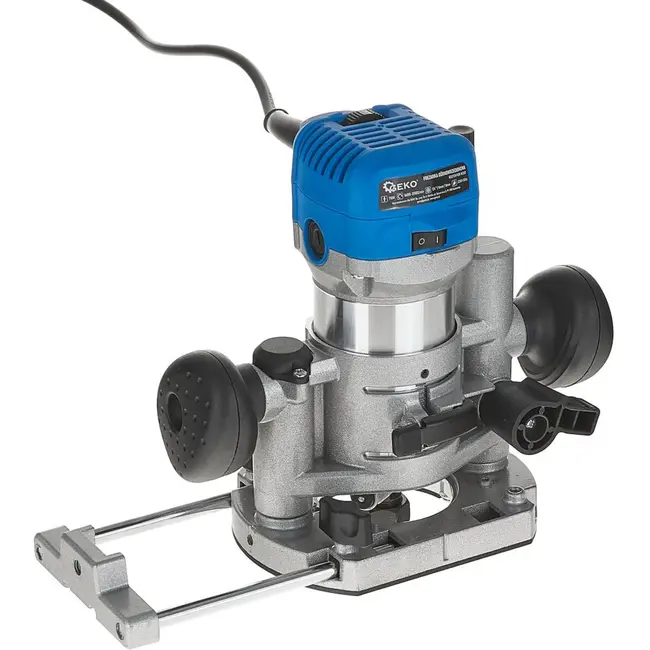 GEKO Houtfreesmachine - 710W - Verstelbare Snelheid - Inclusief Basis - Stofbescherming