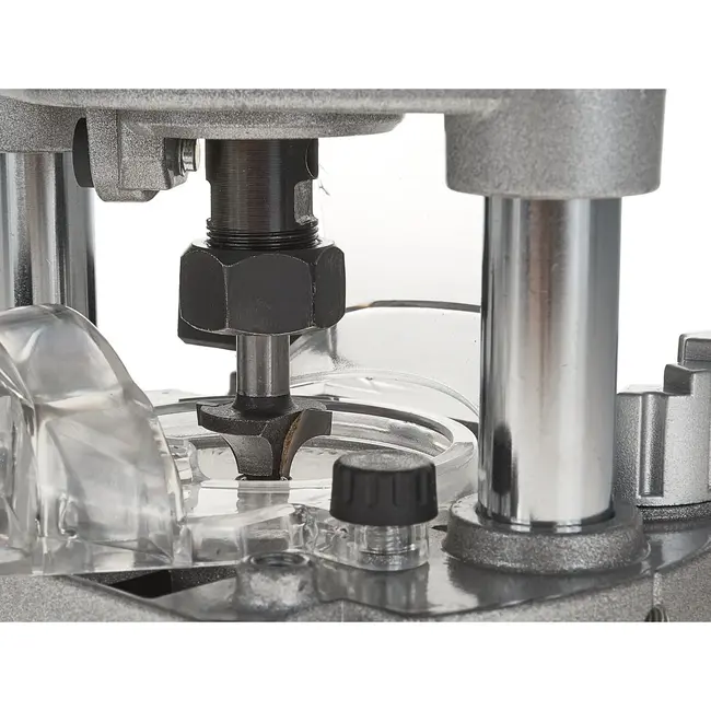 GEKO Houtfreesmachine - 710W - Verstelbare Snelheid - Inclusief Basis - Stofbescherming