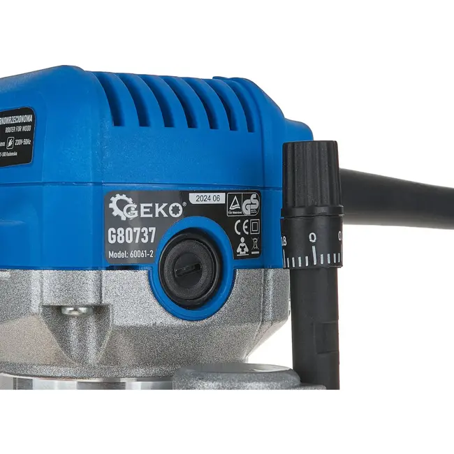 GEKO Houtfreesmachine - 710W - Verstelbare Snelheid - Inclusief Basis - Stofbescherming