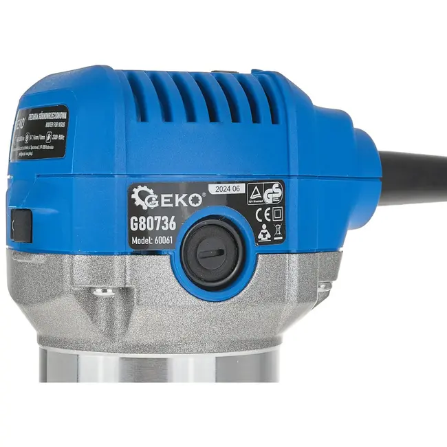 GEKO Houtfreesmachine - 710W - Verstelbare Snelheid - Inclusief Basis - Stofbescherming