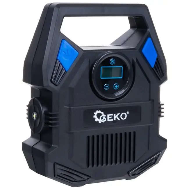 GEKO Compacte 12V compressor - digitaal display - automatische uitschakeling - LED verlichting
