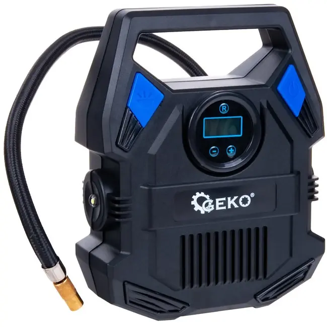GEKO Compacte 12V compressor - digitaal display - automatische uitschakeling - LED verlichting