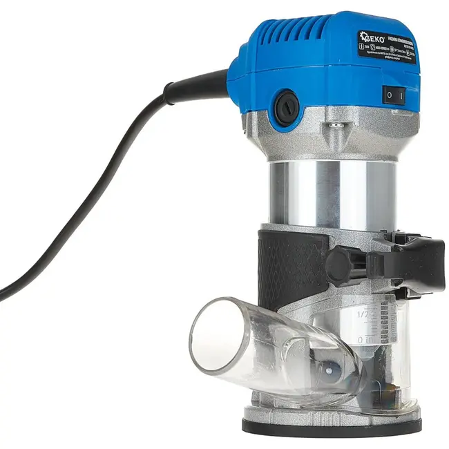 GEKO Bovenfrees - 710W - Snelheidsregeling - Inclusief Freesbits - Aluminium Behuizing